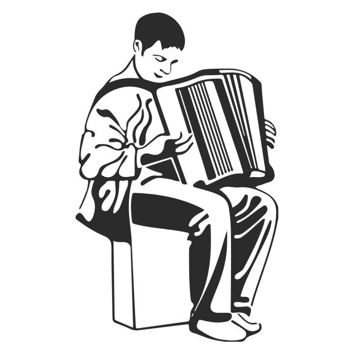 Playing Accordion T-skjorte for barn 0 image