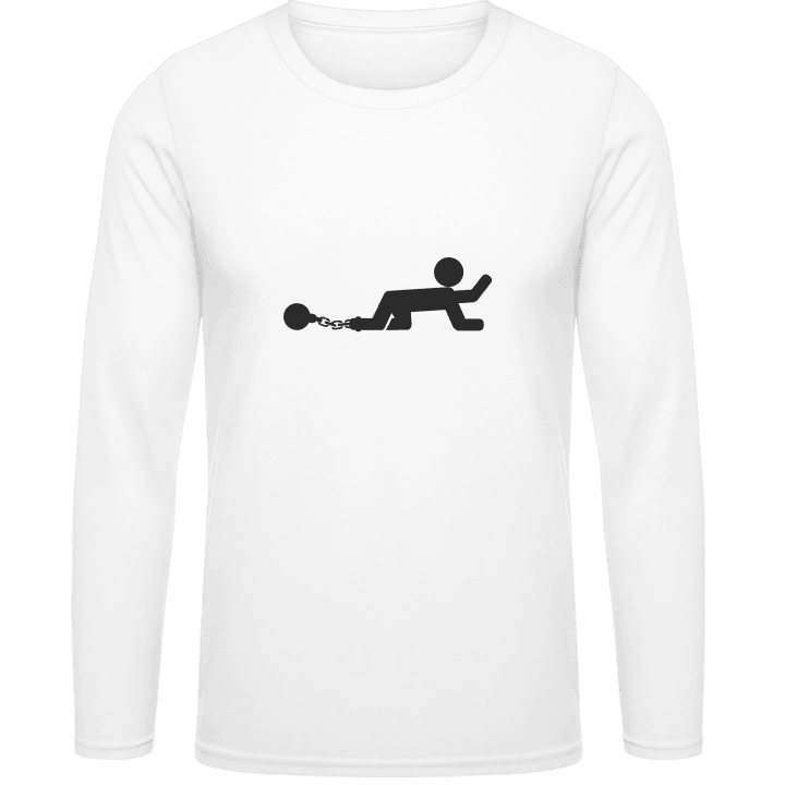 Chained Man Icon T-shirt à manches longues contain pic