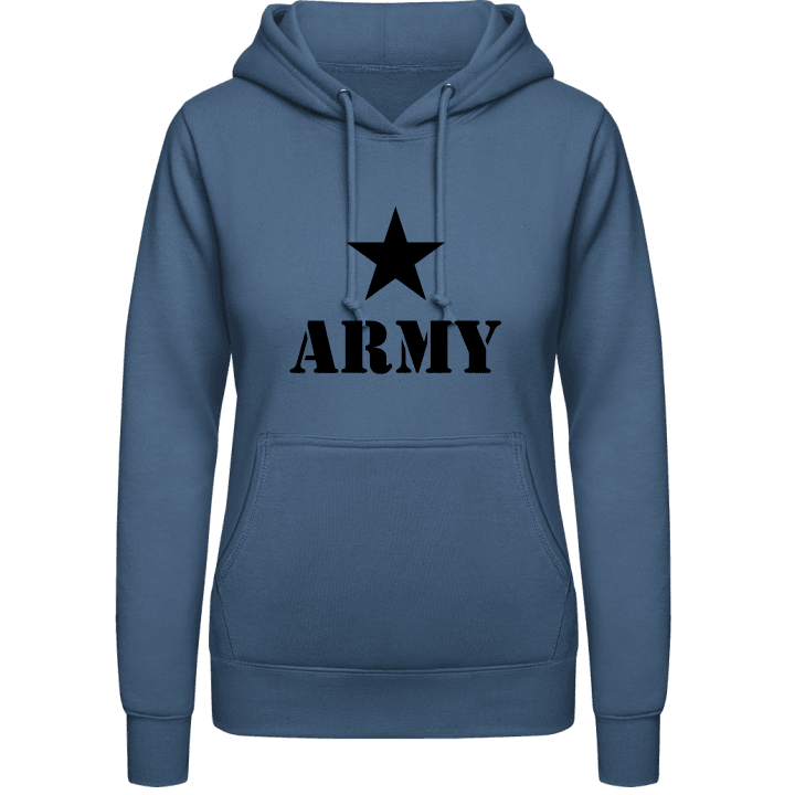 Army Star Logo Sudadera con capucha para mujer contain pic