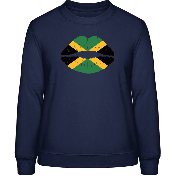 Jamaican Kiss Flag Sweatshirt för kvinnor contain pic