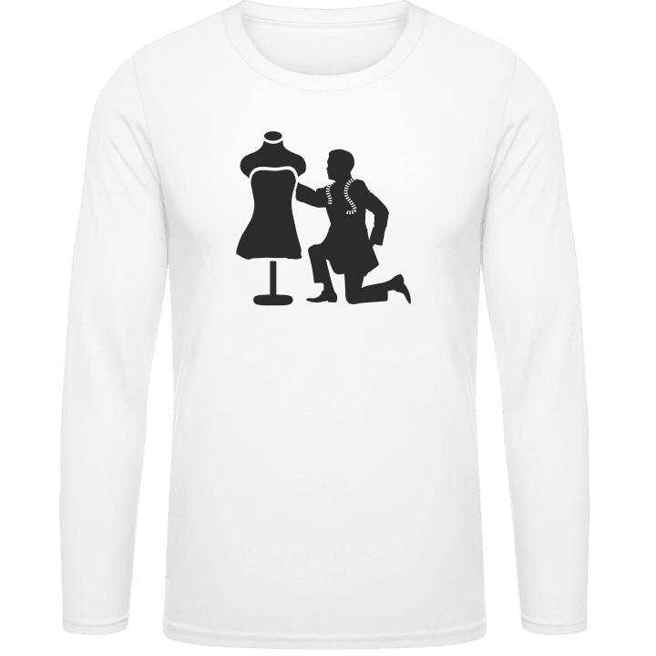Dressmaker Silhouette Shirt met lange mouwen contain pic