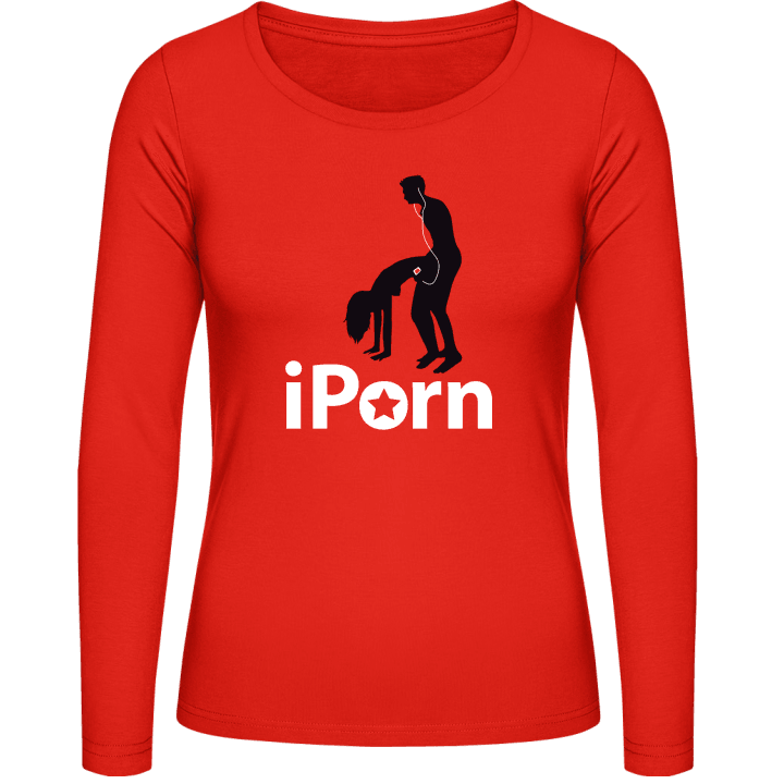 iPorn Vrouwen Lange Mouw Shirt contain pic
