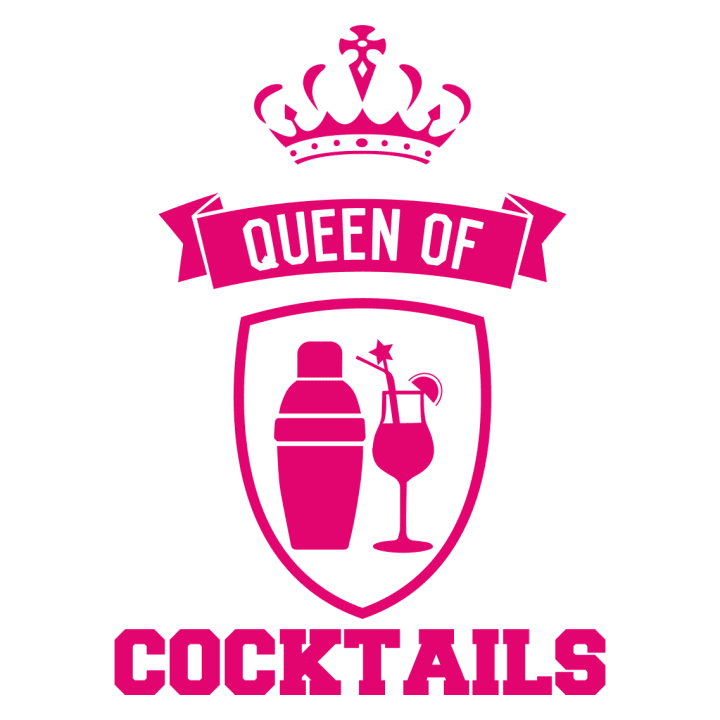 Queen Of Cocktails Vrouwen Lange Mouw Shirt 0 image