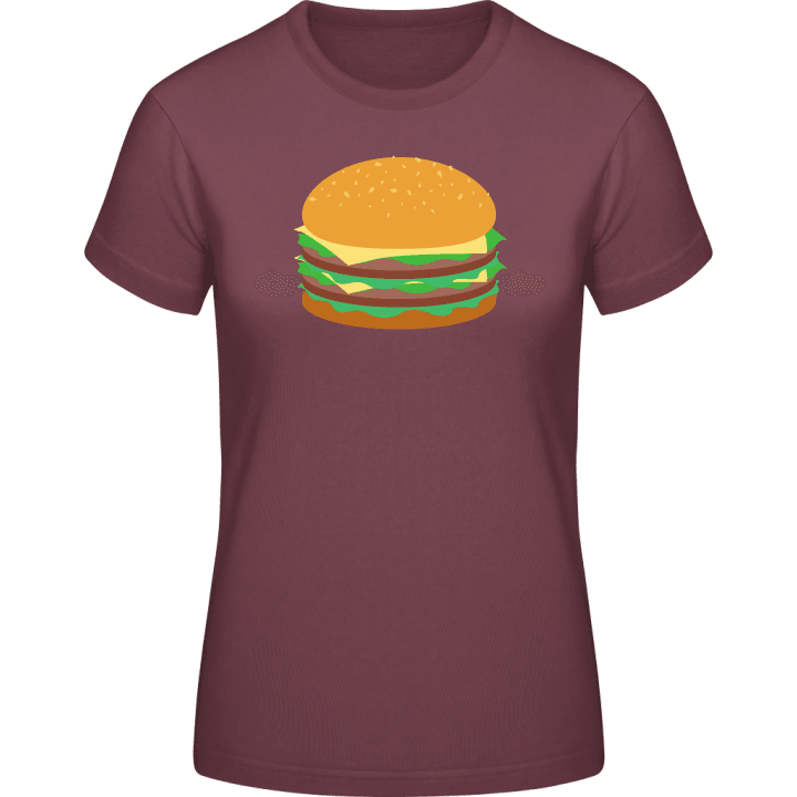 Hamburger Illustration Women T-Shirt contain pic