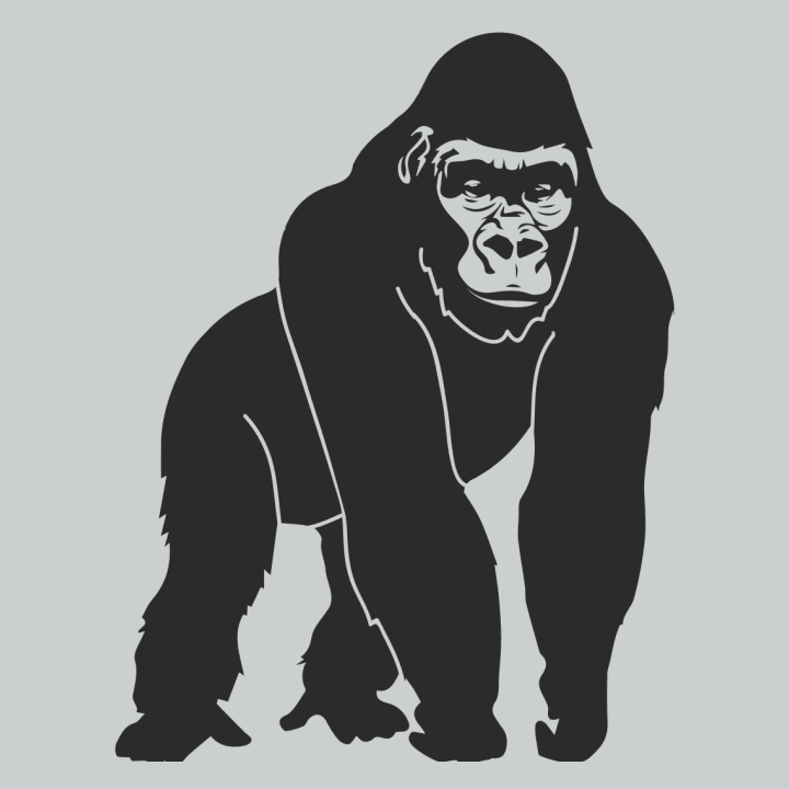 Gorilla Silhouette Väska av tyg 0 image