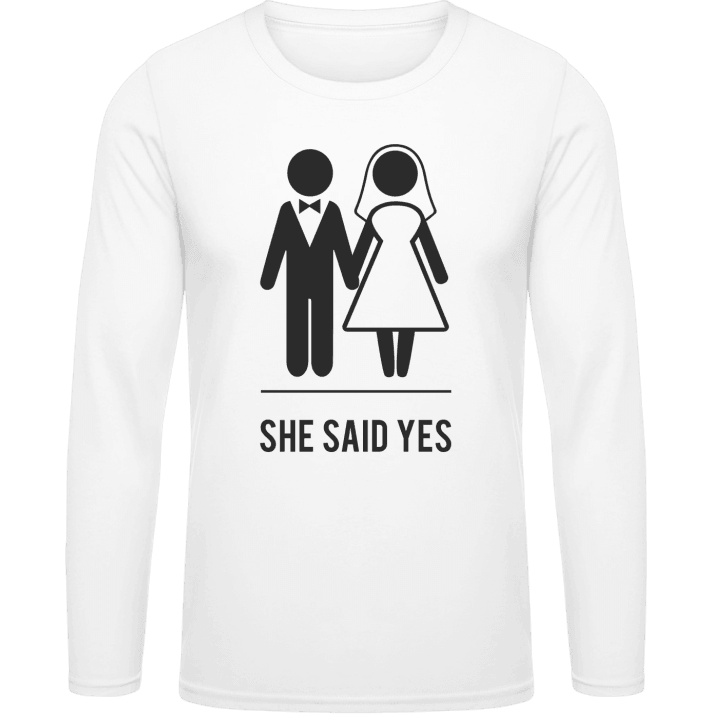 She said YES T-shirt à manches longues contain pic