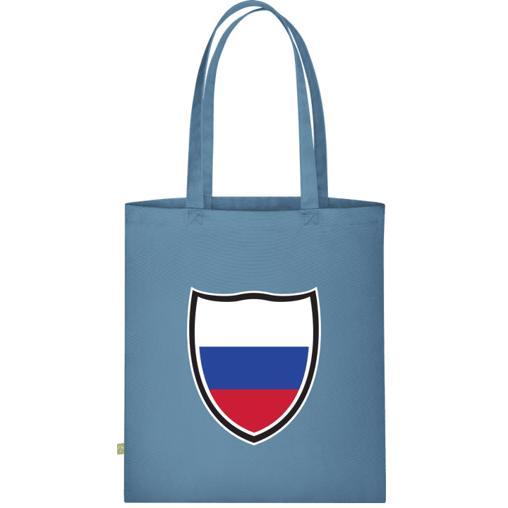 Russian Flag Shield Väska av tyg contain pic