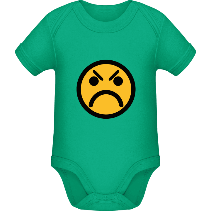 Angry Smiley Emoticon Baby Rompertje contain pic