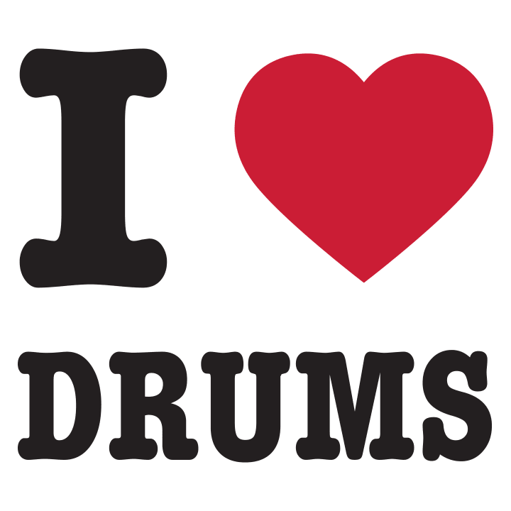 I Heart Drums T-Shirt 0 image