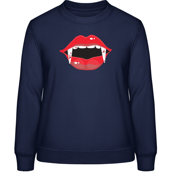 Hot Vampire Lips Frauen Sweatshirt 0 image