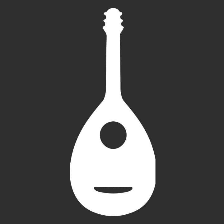 Mandolin Instrument Silhouette Naisten pitkähihainen paita 0 image