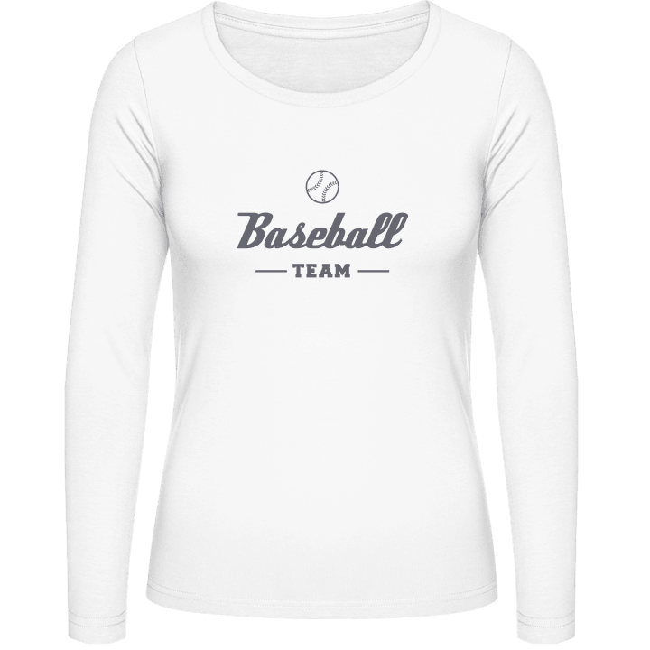 Baseball Team T-shirt à manches longues pour femmes contain pic