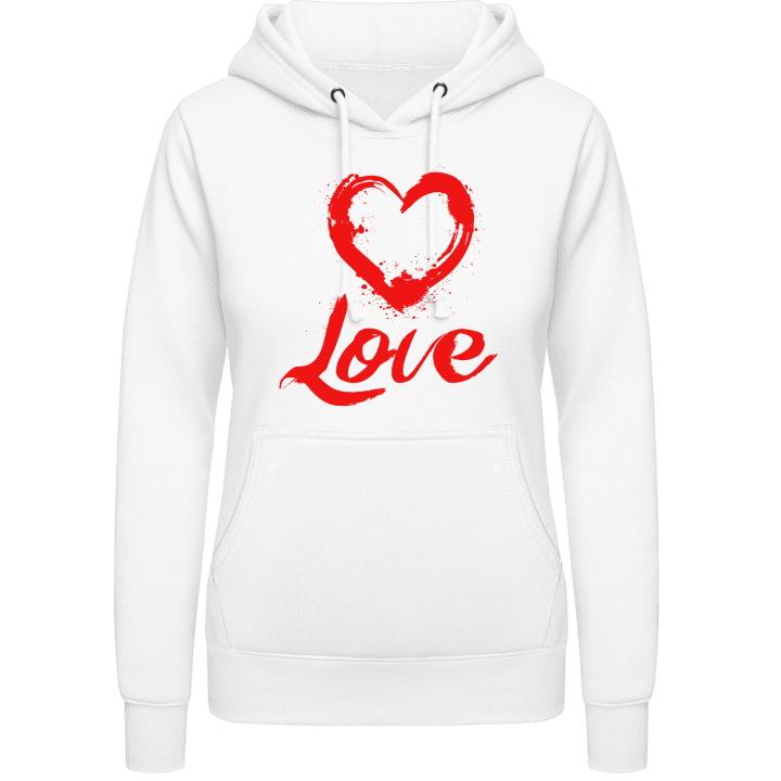 Love Logo Sudadera con capucha para mujer contain pic