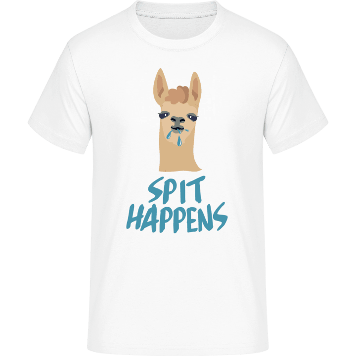 Spit Happens Llama T-Shirt contain pic