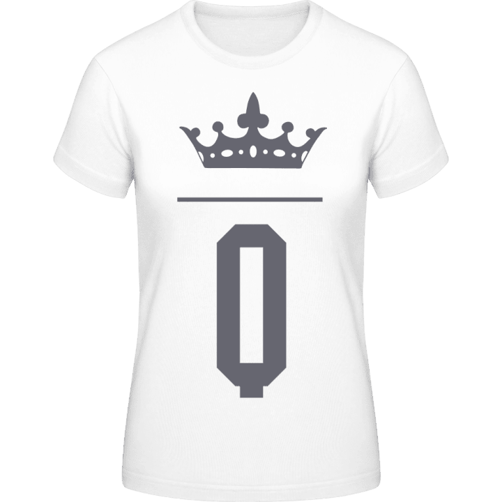Q Letter T-shirt för kvinnor 0 image