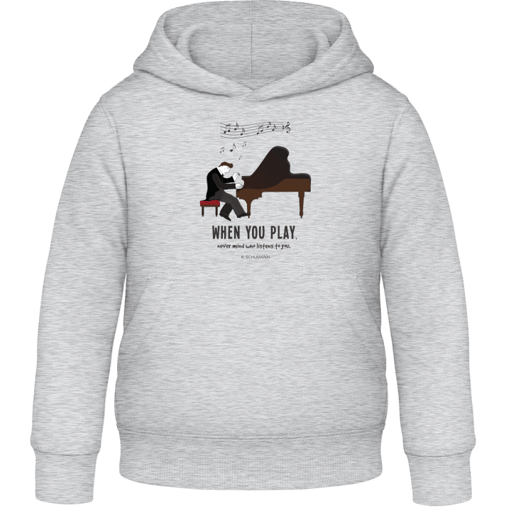 When You Play Piano Barn Hoodie contain pic