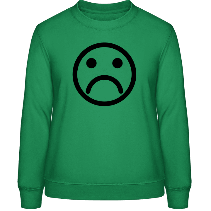 Sad Smiley Women Sweatshirt contain pic