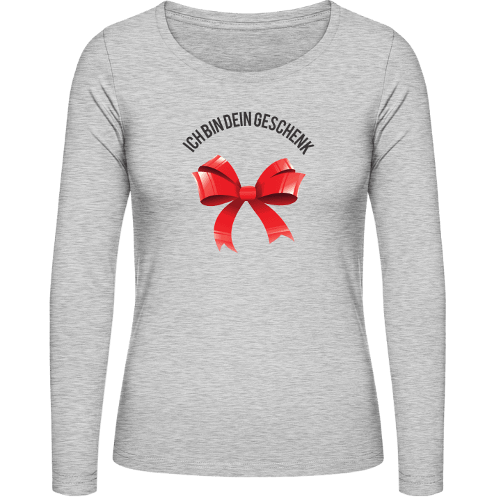 Ich bin dein Geschenk Langermet skjorte for kvinner 0 image