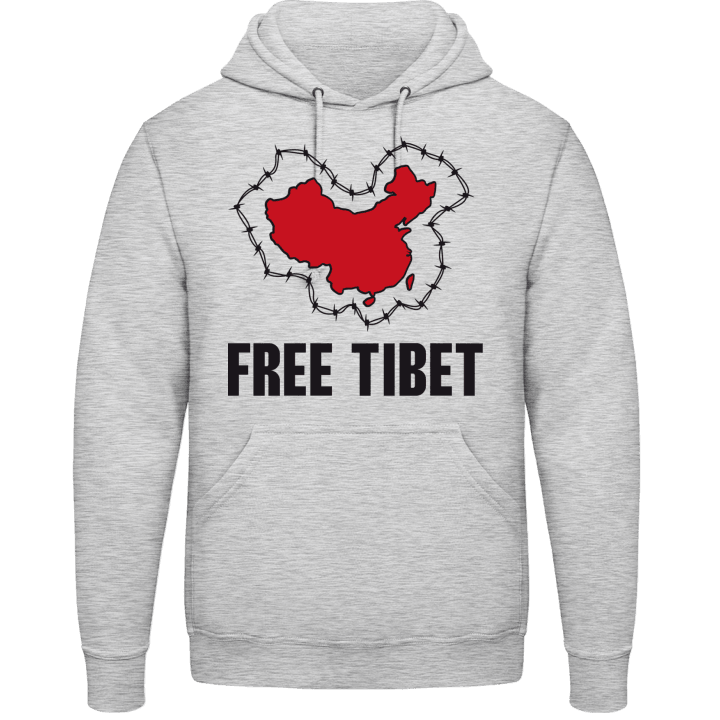Free Tibet Map Sweat à capuche contain pic