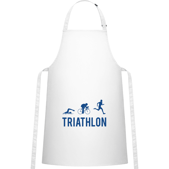 Triathlon Silhouette Kitchen Apron contain pic