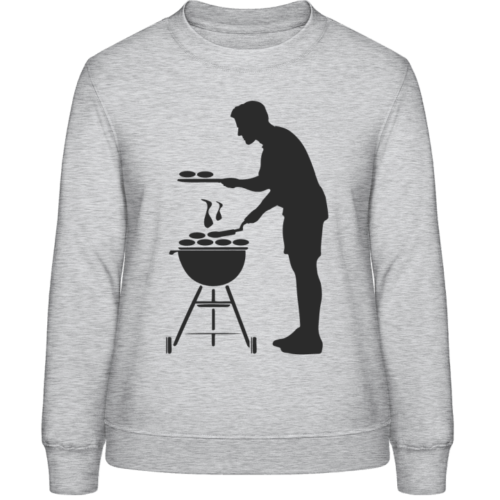 Griller Silhouette Frauen Sweatshirt contain pic