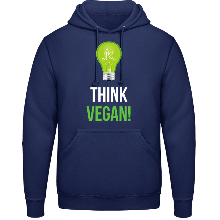Think Vegan Logo Felpa con cappuccio contain pic