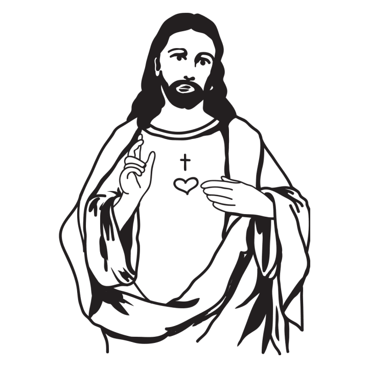 Jesus Icon Kvinnor långärmad skjorta 0 image