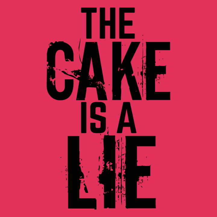The Cake Is A Lie Logo Vrouwen Lange Mouw Shirt 0 image