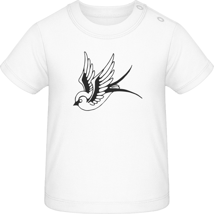 Swallow Tattoo Outline Camiseta de bebé 0 image