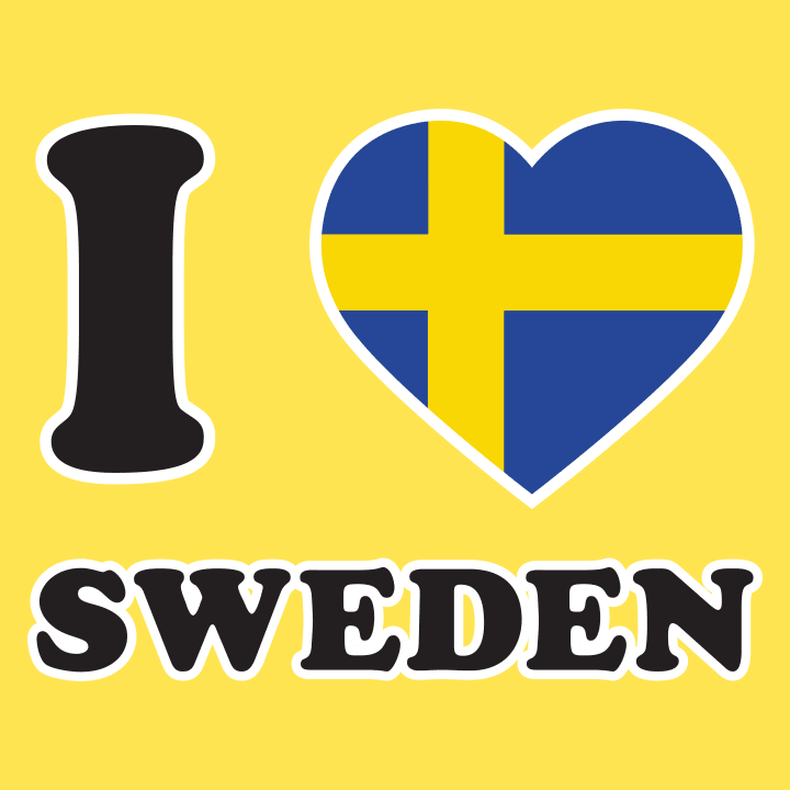 I Love Sweden Vauvan t-paita 0 image