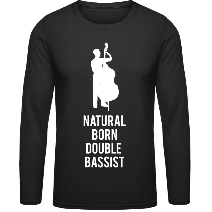 Natural Born Double Bassist T-shirt à manches longues contain pic