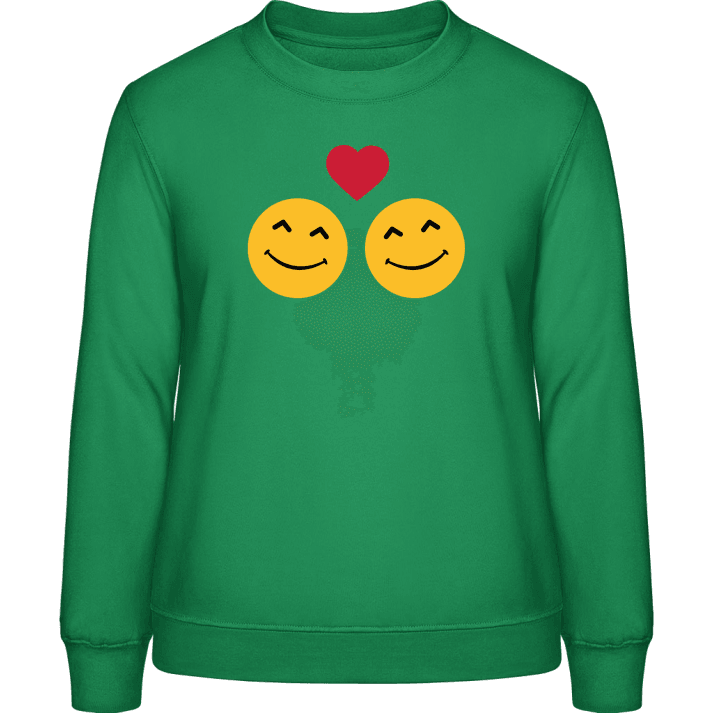Smileys In Love Frauen Sweatshirt contain pic