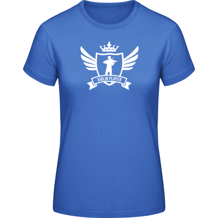 Violin Player Winged Vrouwen T-shirt contain pic