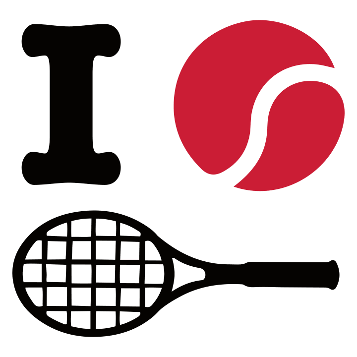 I Heart Tennis Hættetrøje til kvinder 0 image