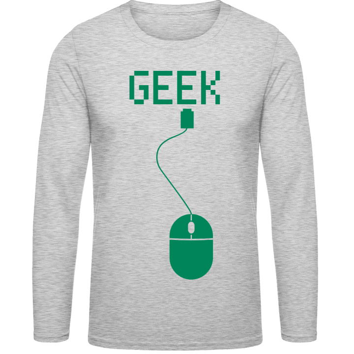 Geek Logo Langarmshirt contain pic