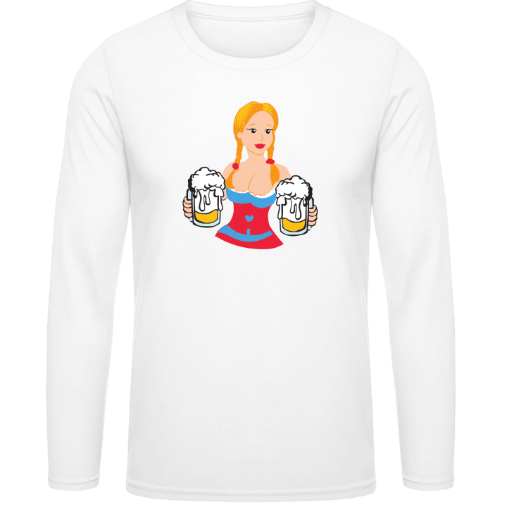 Bavarian Girl With Beer Camicia a maniche lunghe 0 image