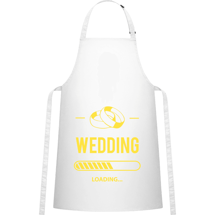 Wedding Loading Kitchen Apron contain pic