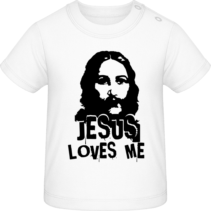 Jesus Loves Me Baby T-skjorte contain pic