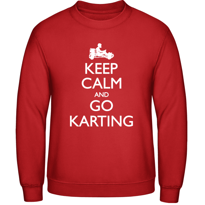 Keep Calm and go Karting Felpa contain pic