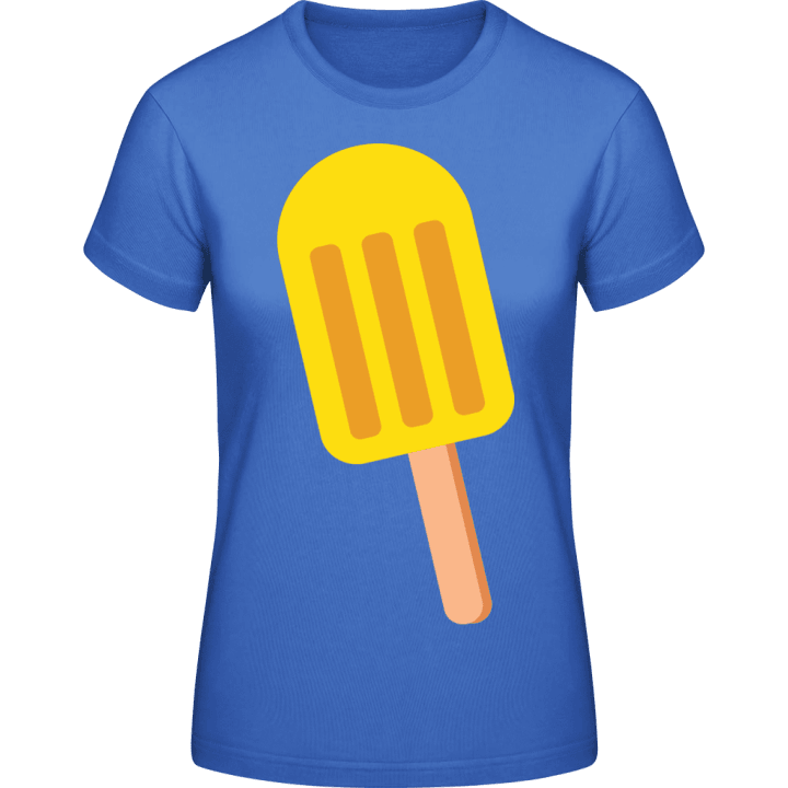 Yellow Ice cream T-shirt för kvinnor contain pic
