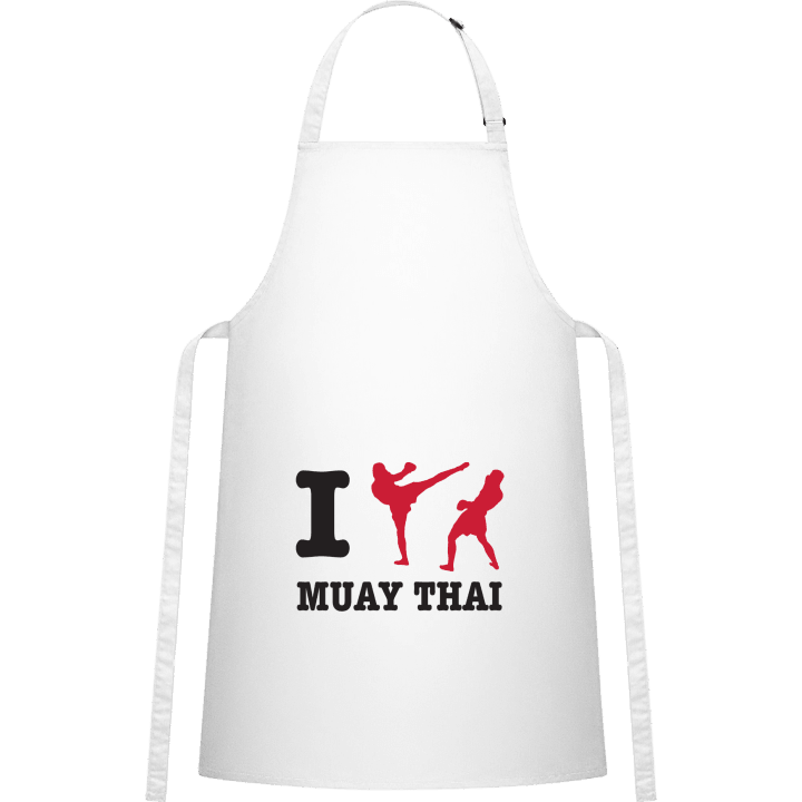 I Love Muay Thai Delantal de cocina contain pic