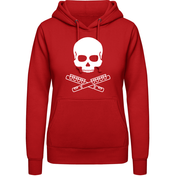 Skull And Flutes Women Hoodie contain pic