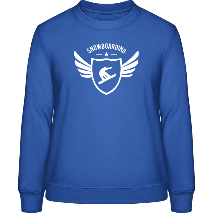 Snowboarding Winged Sweat-shirt pour femme contain pic
