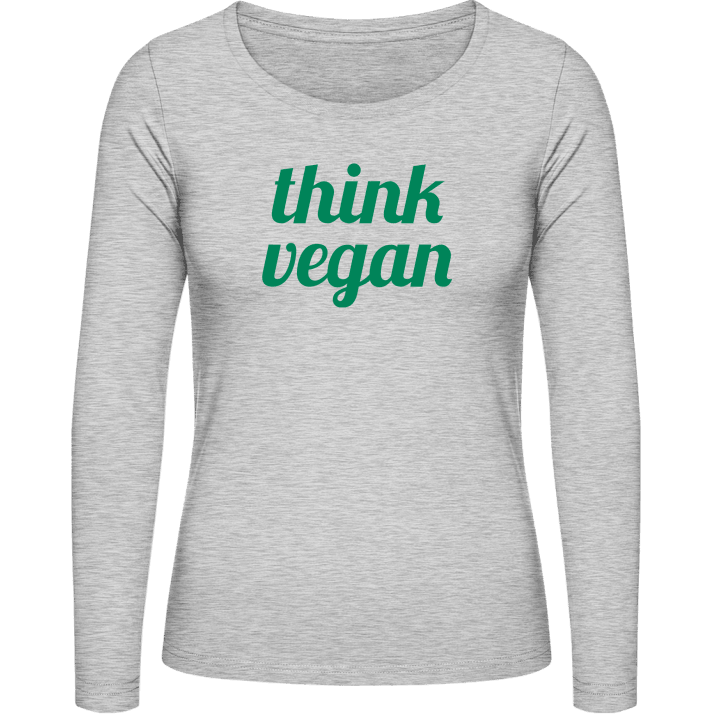 Think Vegan Women long Sleeve Shirt contain pic
