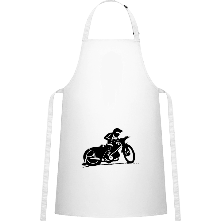 Speedway Racing Silhouette Kitchen Apron 0 image