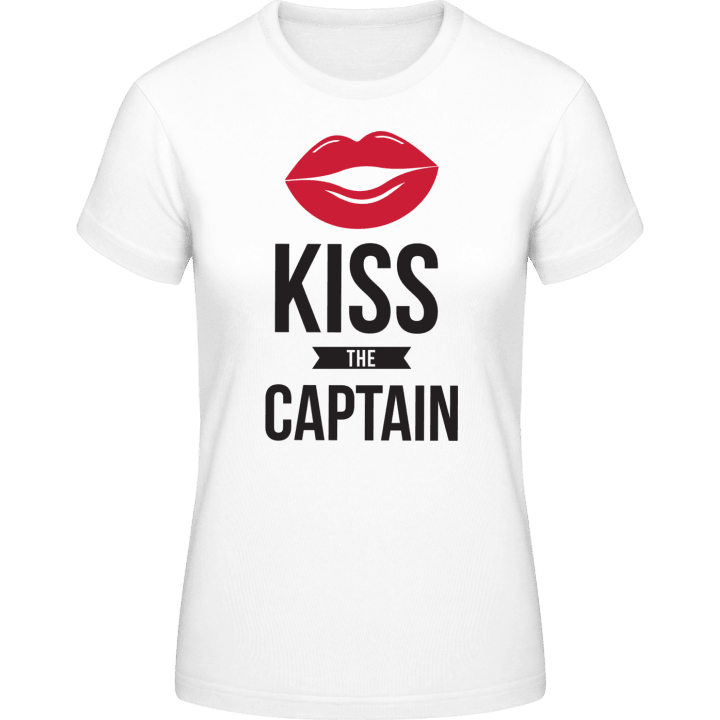 Kiss The Captain Women T-Shirt contain pic
