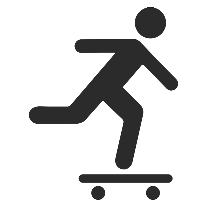 Skateboarder Icon Langarmshirt 0 image