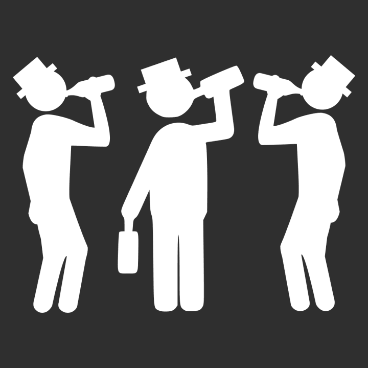 Drinking Group Silhouette Kvinnor långärmad skjorta 0 image