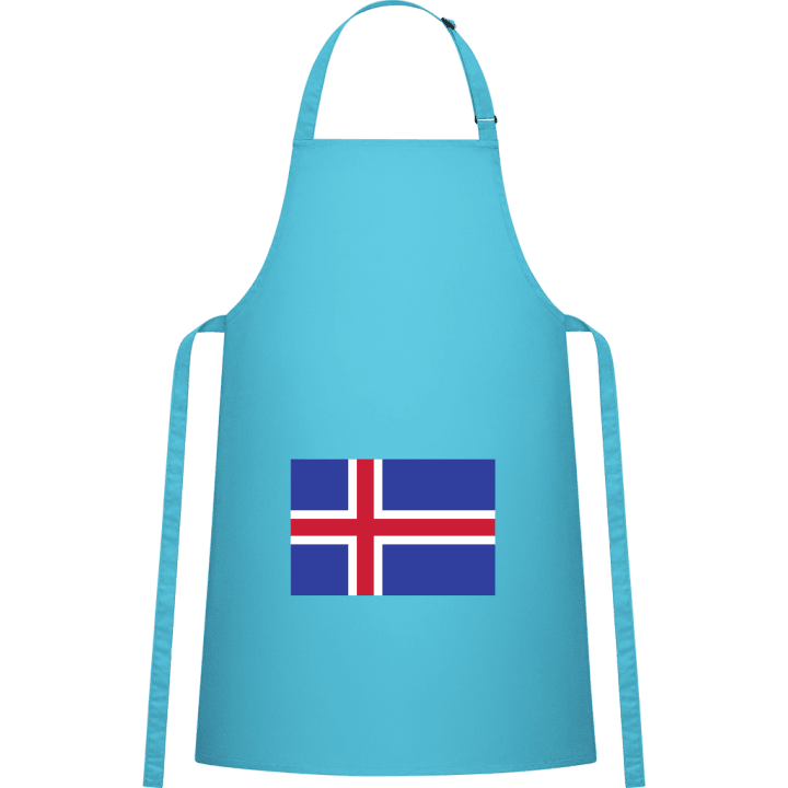 Iceland Flag Förkläde för matlagning contain pic