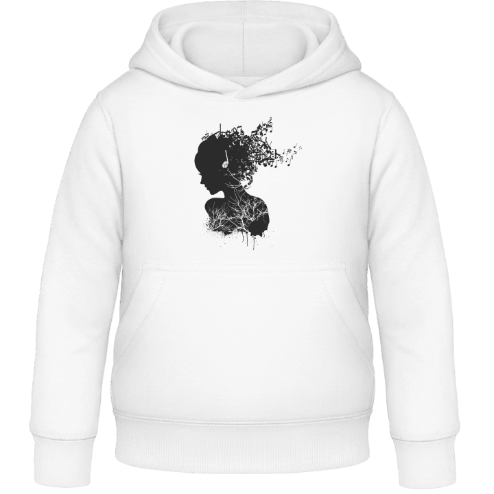 Music Silhouette Kids Hoodie contain pic